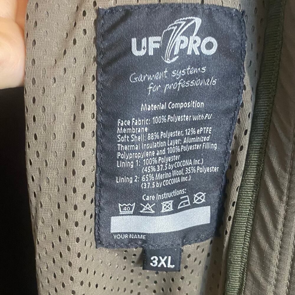 NWT UF Pro Delta Ace Plus Gen 2 Jacket Brown Grey Mens Sz 3XL Tactical Winter - Picture 4 of 5